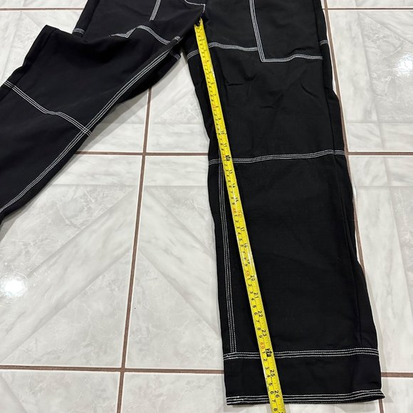 Nicole Miller Y2K Grunge 2 Piece Set Crop Top Size Large and Pants Size Small - Picture 6 of 14